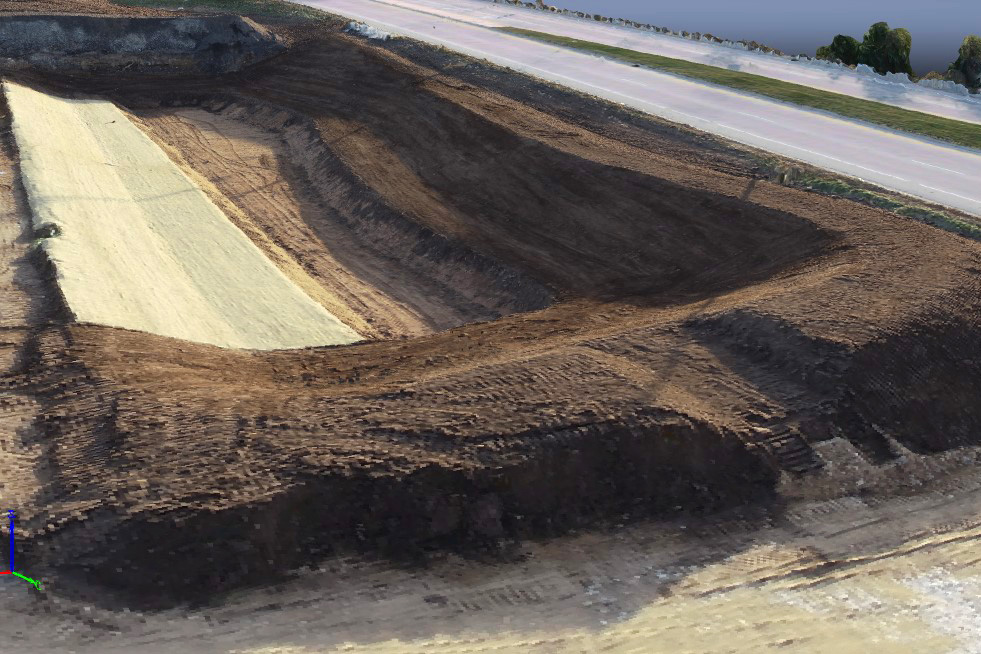 built pond